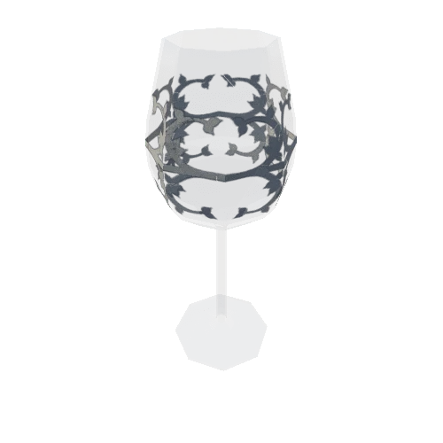 Wine glass transparent